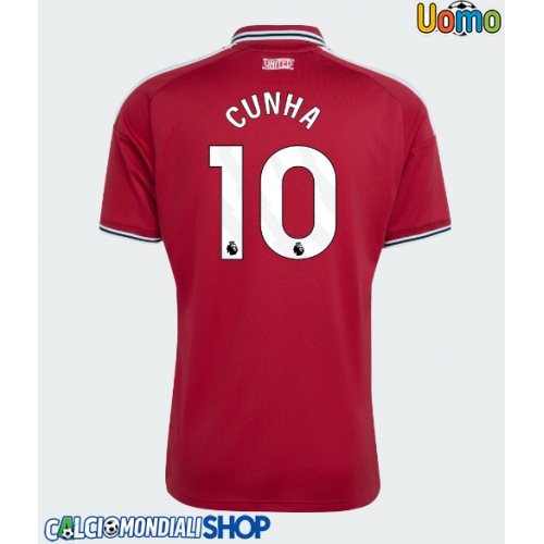 Maglie da calcio Manchester United Matheus Cunha #10 Prima Maglia 2026-27 Manica Corta